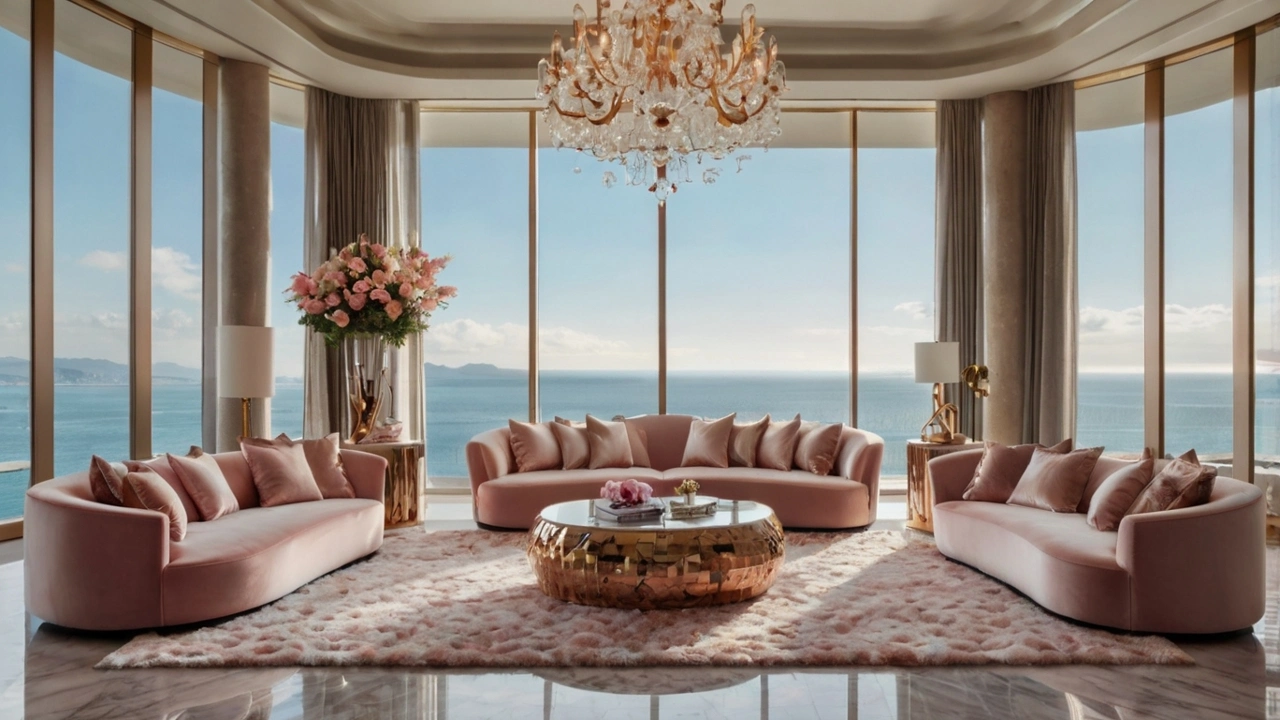 Curated visual reference: Picture Idea: Top 7 Ultra Luxurious Living Rooms With Breathtaking Ocean Views